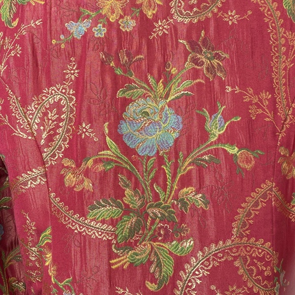 Vintage Painted Pony Small Cropped Jacket Embroidered Fully Lined Red - Picture 5 of 7